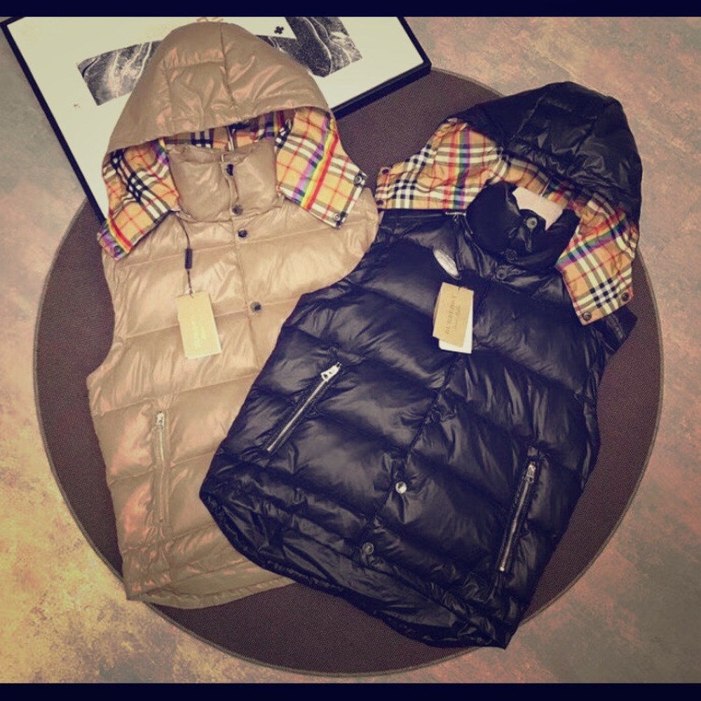 Burberry puffer vest